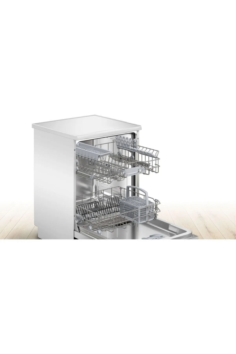 BOSCH SMS26DW00T 6 Programlı Beyaz Bulaşık Makinesi - Görsel 2